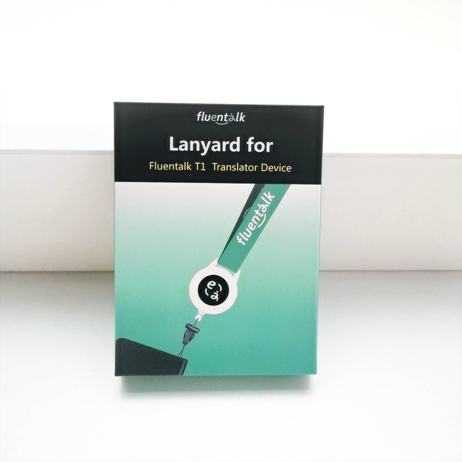 Fluentalk Handheld Translator Device Lanyard package