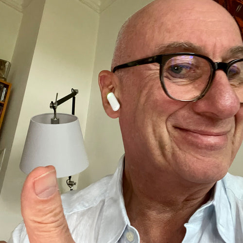 A man using Timekettle best translating earbuds1