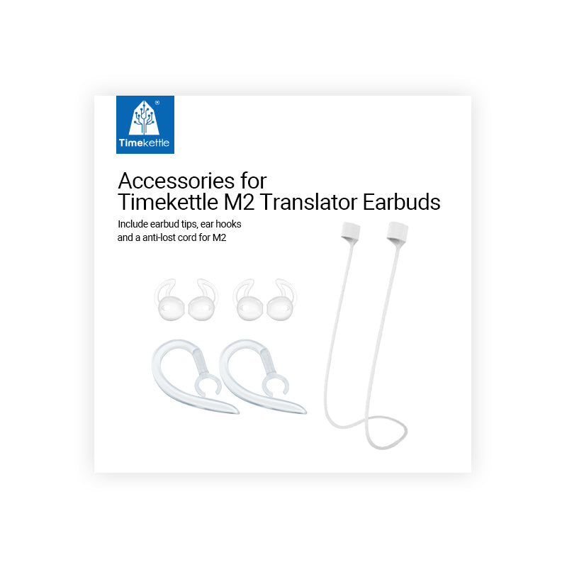 Timekettle Accessories for M2 Language Translator Earbuds 