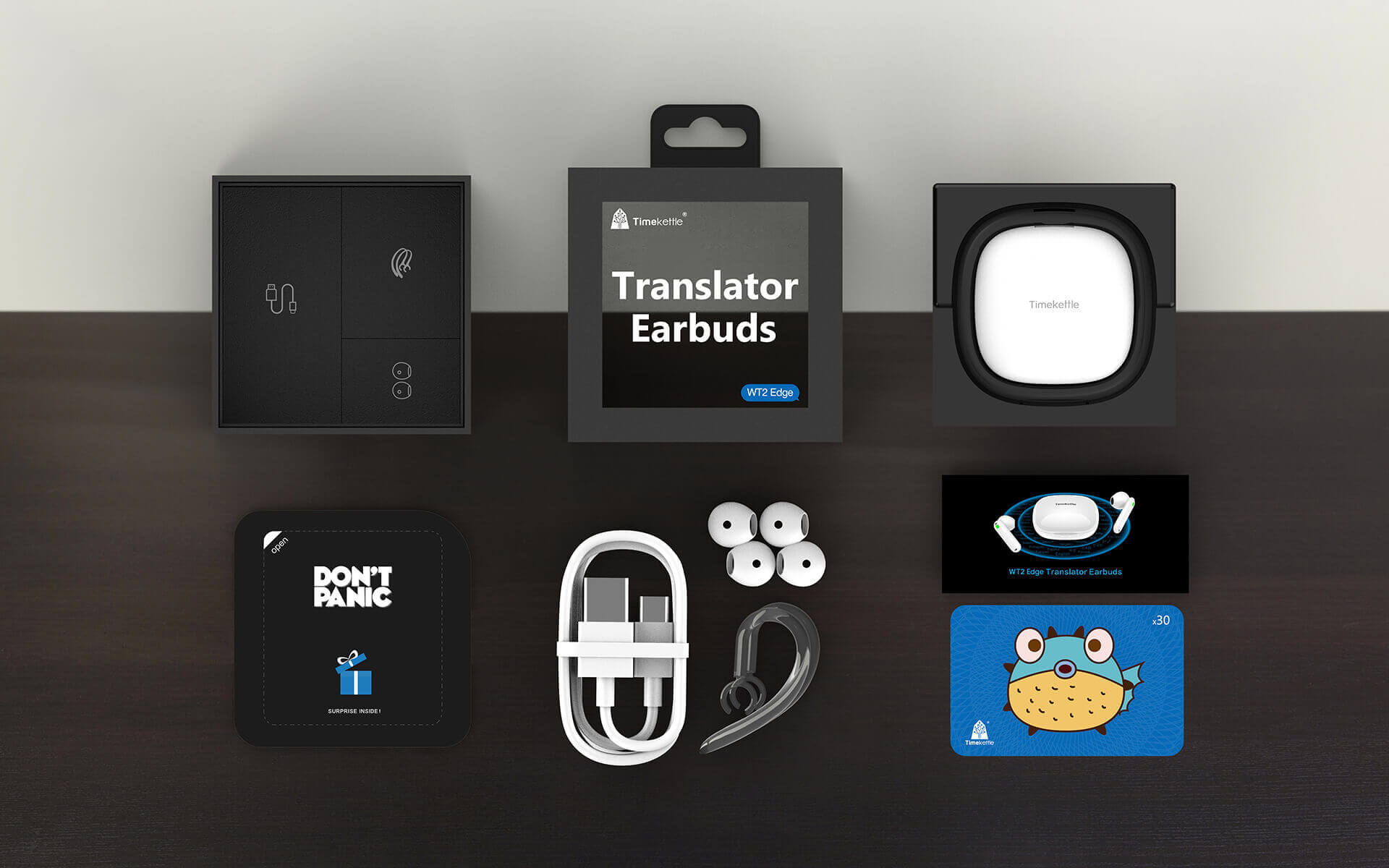 Timekettle WT2 Edge translation earbud package
