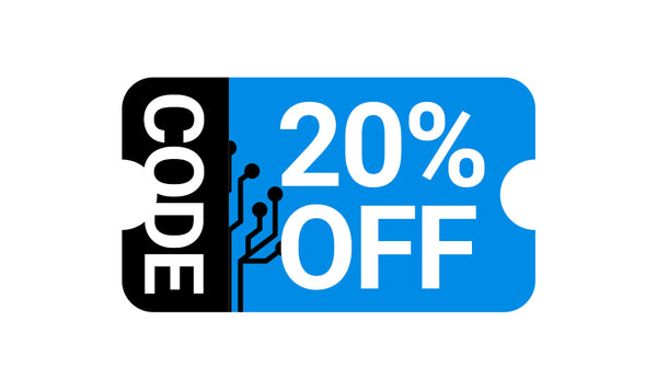 Código de descuento del 20% ×5