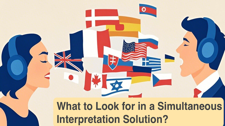 What to Look for in a Simultaneous Interpretation Solution?