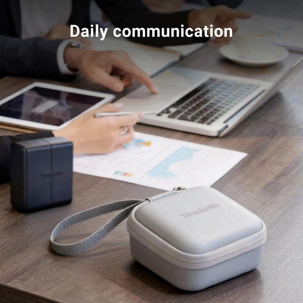 W4 AI Interpreter Earbuds Case
