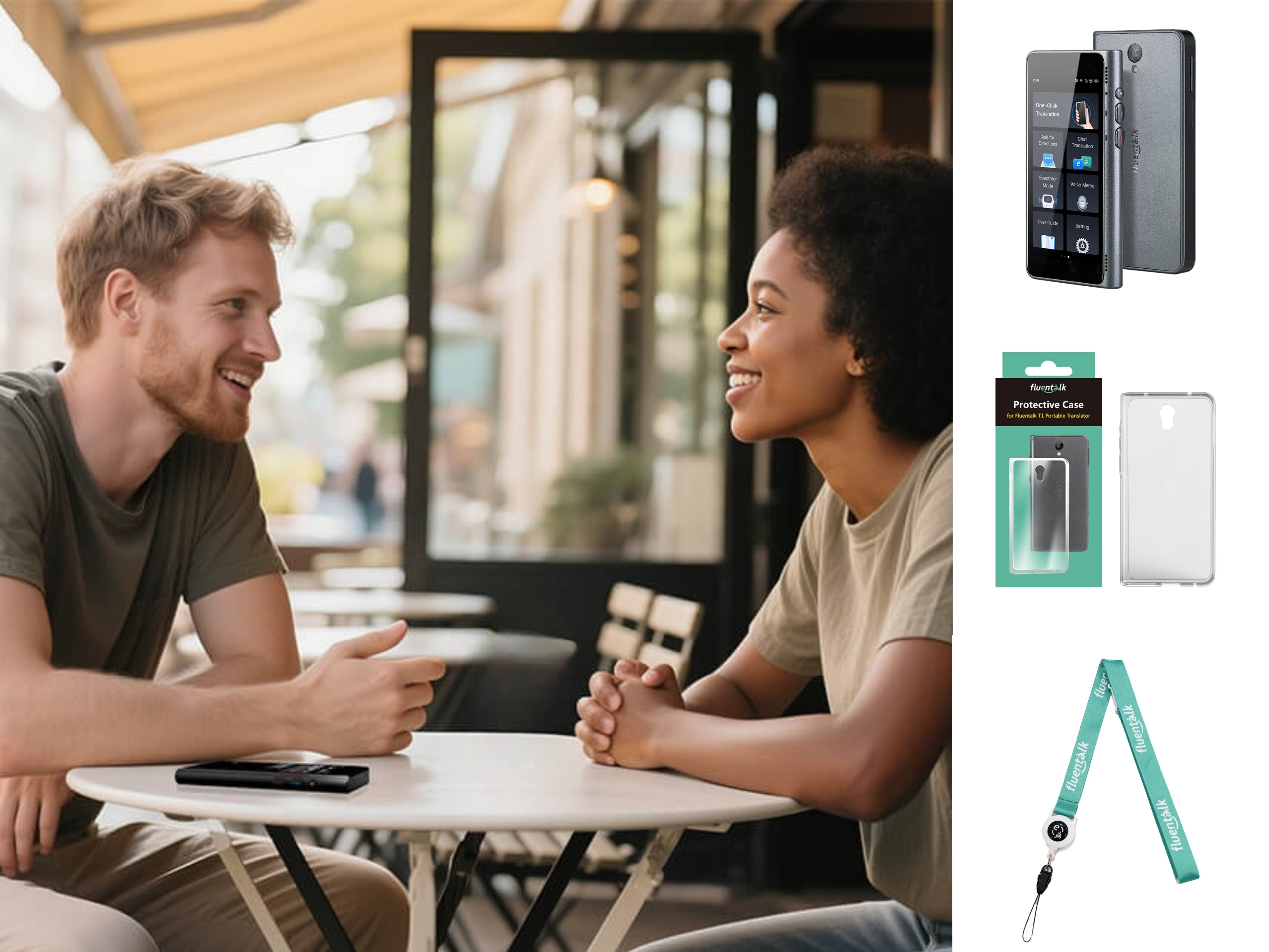 Fluentalk T1 Handheld -Übersetzer -Bündel