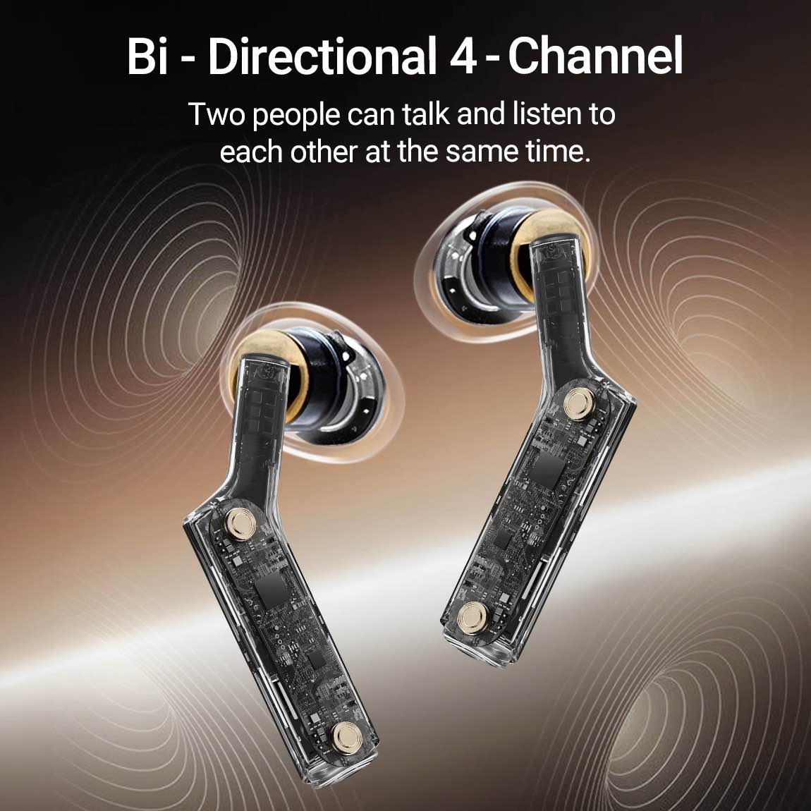 W4 AI Interpreter Earbuds