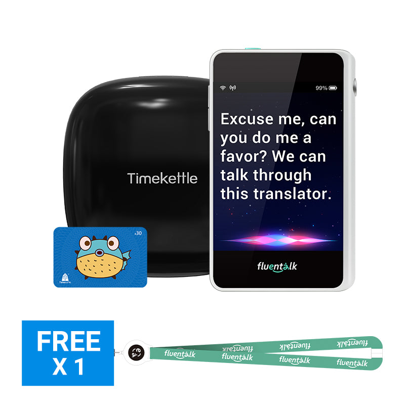  Timekettle Dispositivo traductor WT2 Edge/W3, traductor de  idiomas simultáneo bidireccional con 40 idiomas y paquete en línea 93  Accent con dispositivo traductor de idiomas cero para sistema iOS solo :  Productos