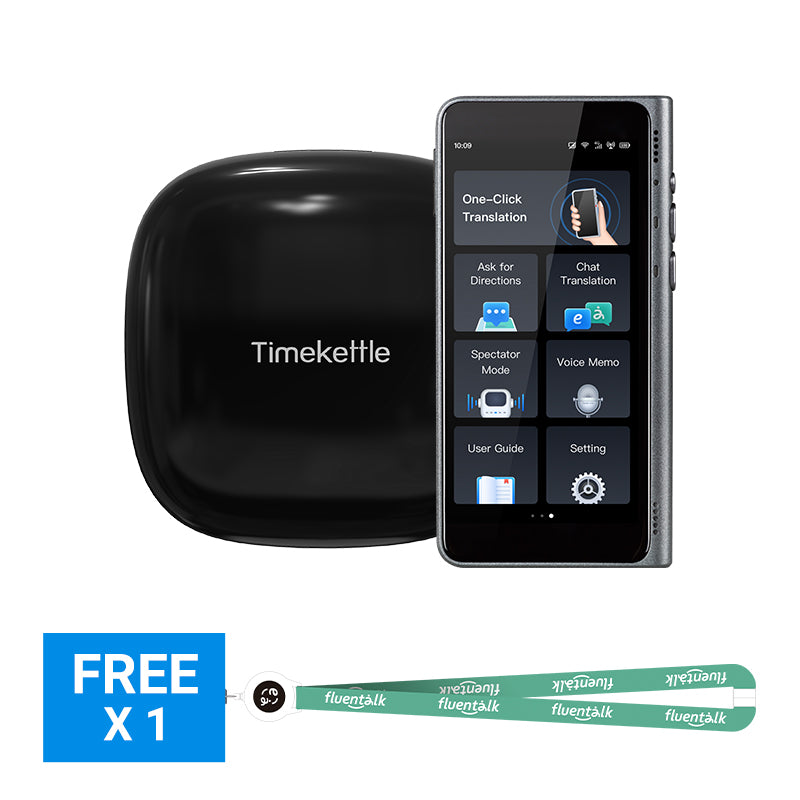 Timekettle WT2 Edge/W3 Real-time Translator Earbuds - Black for sale online