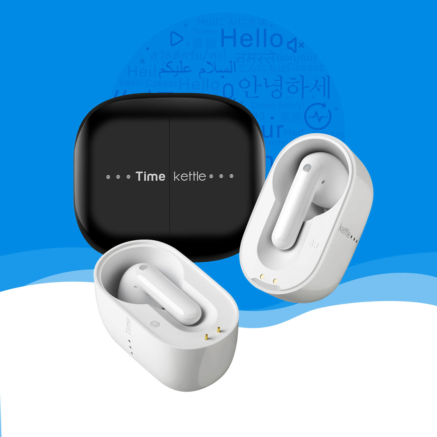 M3 Language Translator Earbuds