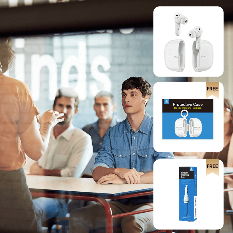 M3 3-in-1 Translator Earbuds