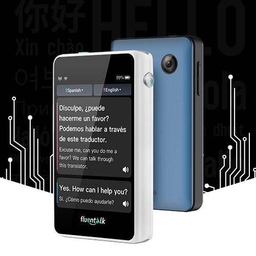 Fluentalk by Timekettle T1mini 翻訳機 Fluentalk T1 Mini Handheld Translator Device – Timekettle