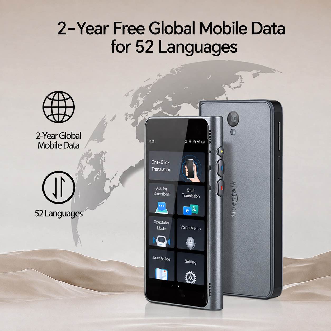NEW T1 2-Pack Handheld Translator Device