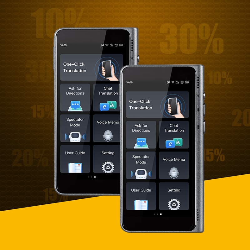 Fluentalk T1 Handheld -Übersetzer -Bündel