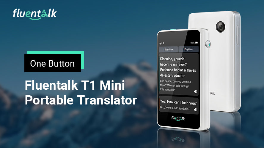 How to use Fluentalk T1 Mini translation with one button?