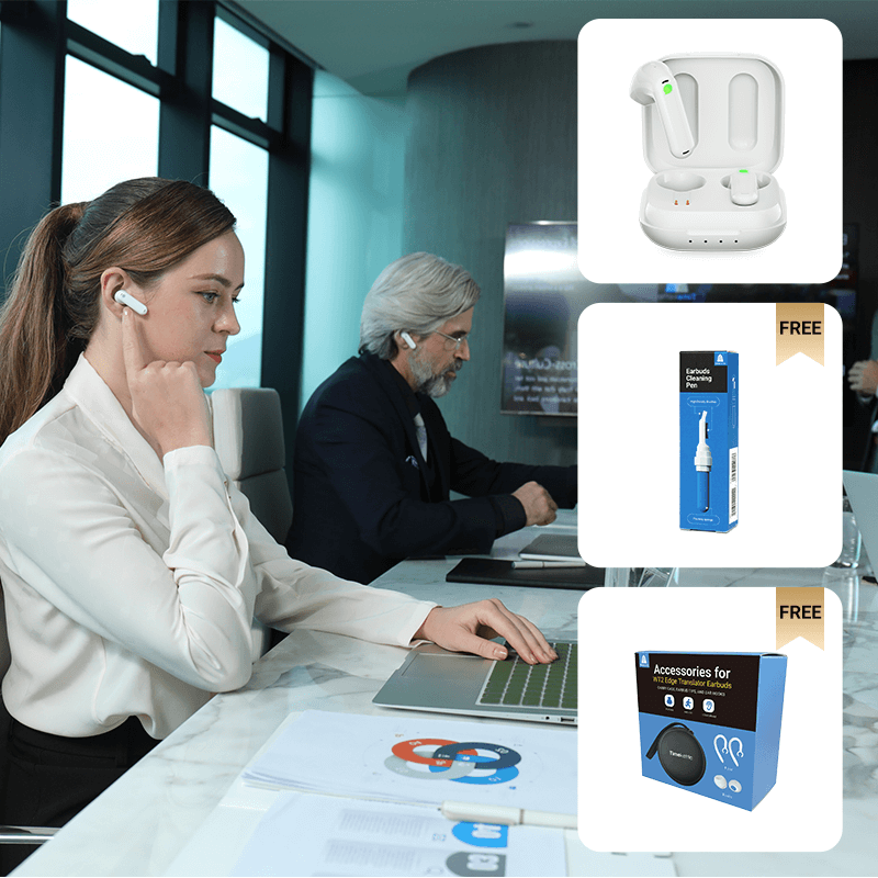 WT2 Edge/W3 Real-time Translator Earbuds