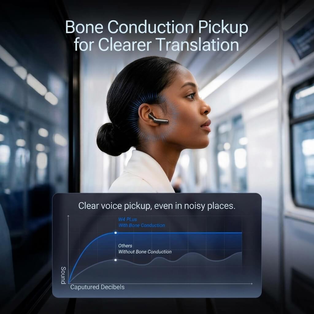 W4 Plus Al Interpreter Earbuds