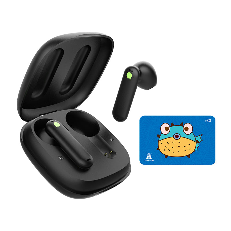 Timekettle Accessories for WT2 Edge/W3 Translator Earbuds, Including 1 Pair  of Silicone Ear Hooks, 3 Pairs of Earmuffs, and 1 Carry Bag