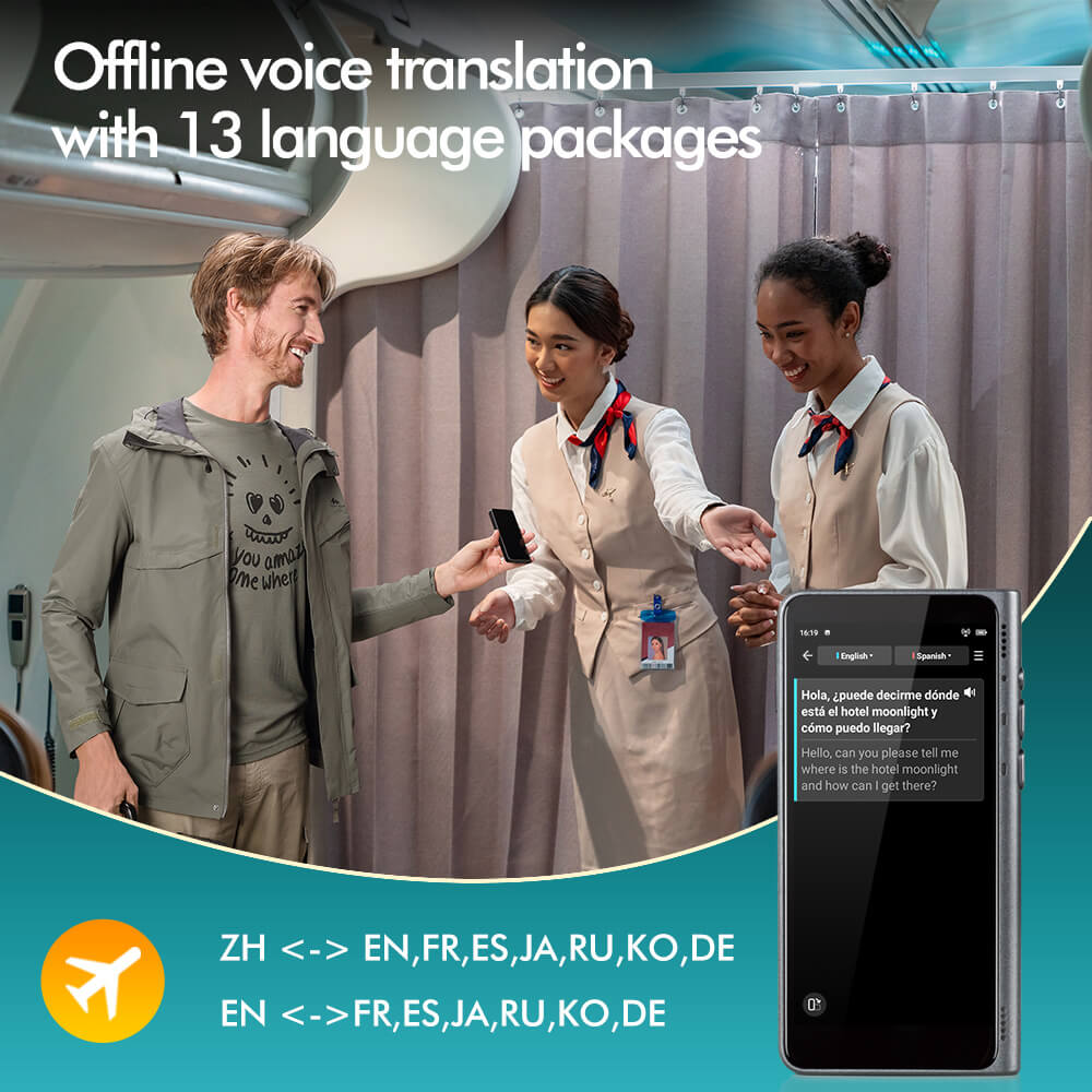 Appareil de traduction portable Fluentalk T1