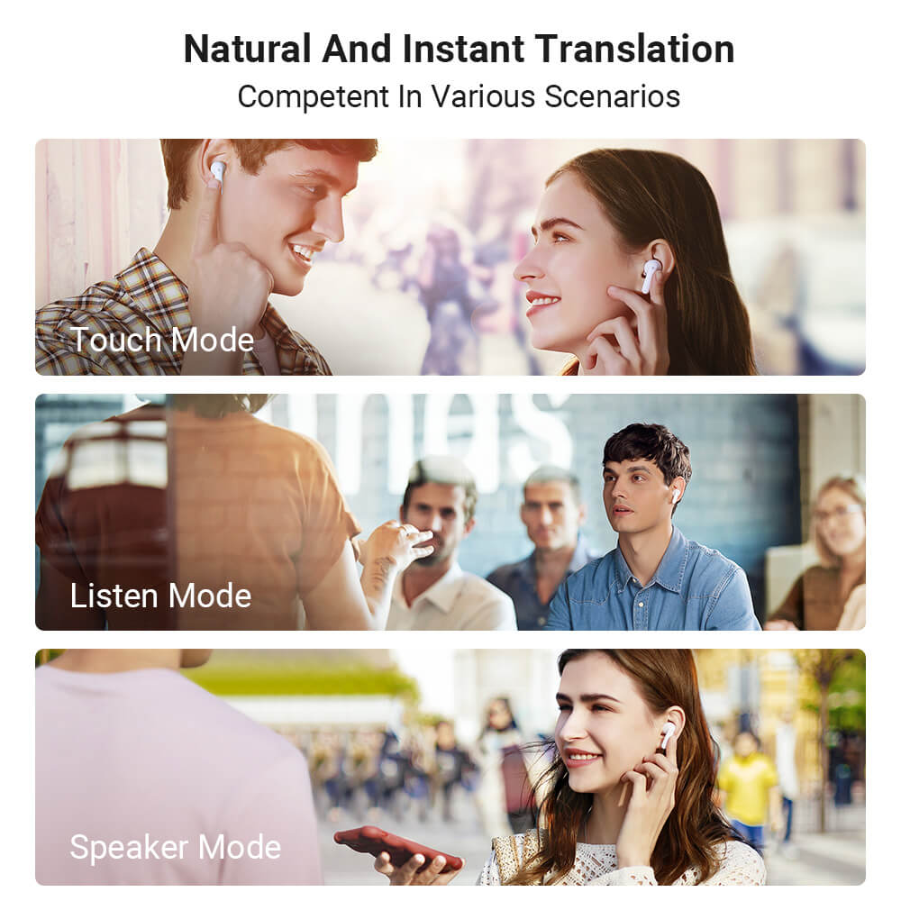 Paquete de auriculares con traductor de idiomas Timekettle M3