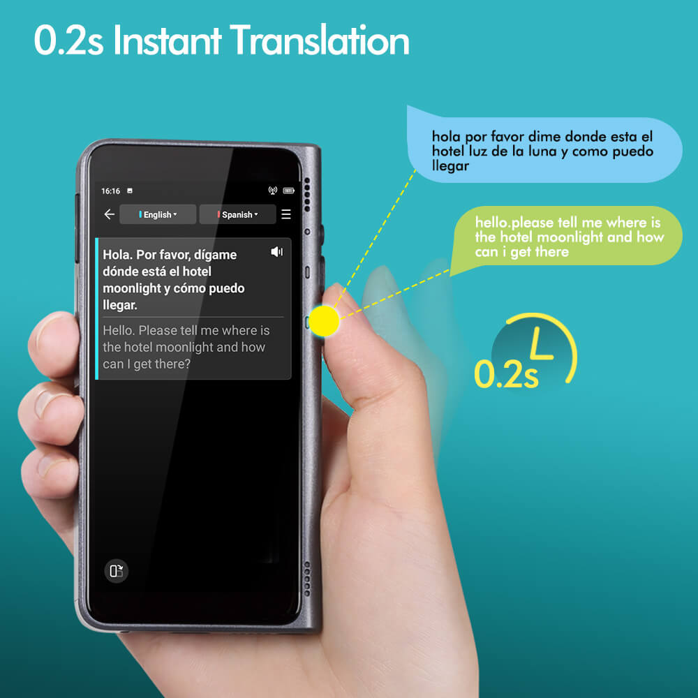 Appareil de traduction portable Fluentalk T1