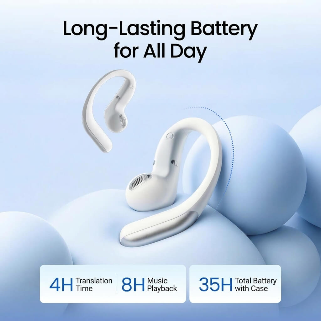 LiveTalk AI Translation Earbuds